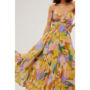 ASTR The Label Blythe Midi Drese size S NWT